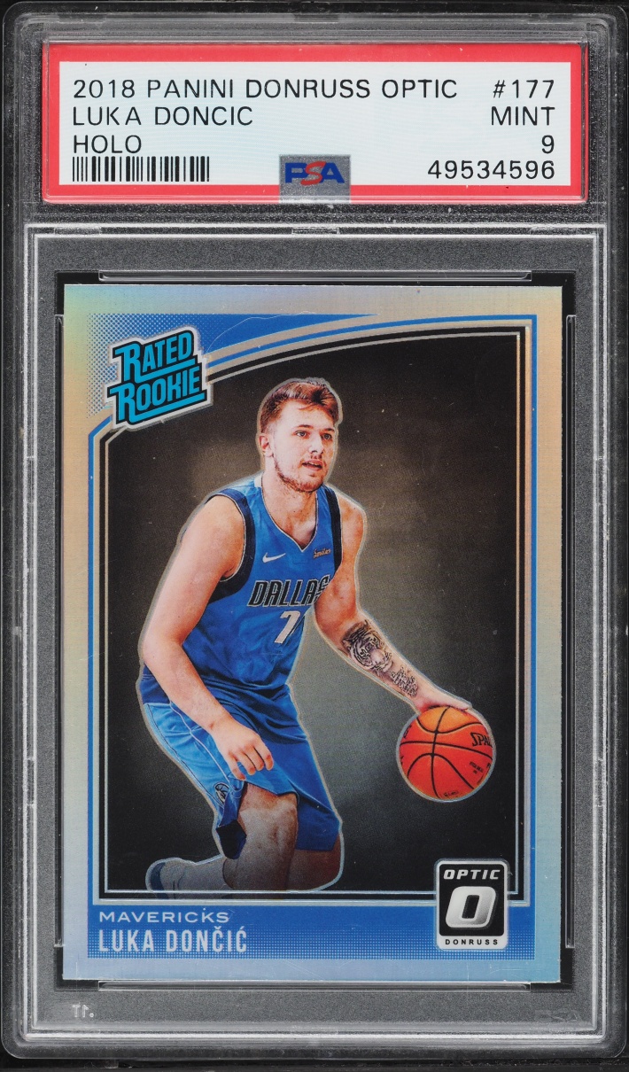 2018 Donruss Optic Holo Luka Doncic ROOKIE #177 PSA 9 MINT