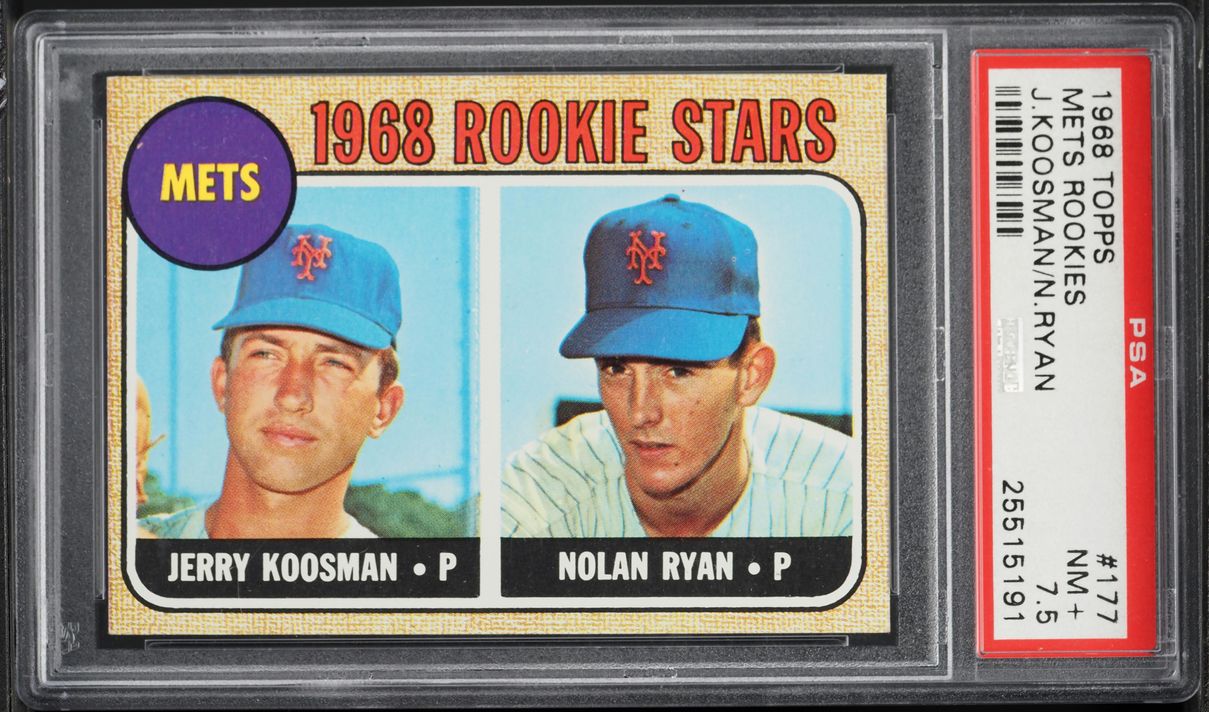 1968 Topps Nolan Ryan ROOKIE #177 PSA 7.5 NRMT+
