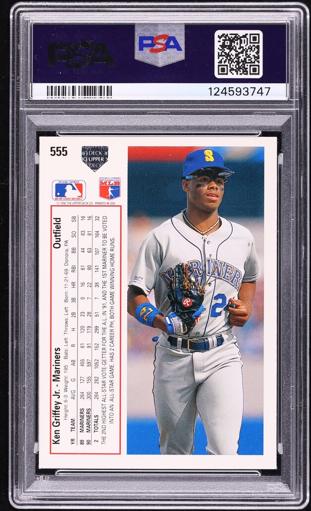 1991 Upper Deck Ken Griffey Jr. #555 PSA 7 NRMT
