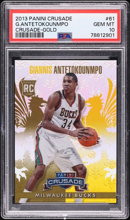 2013 Panini Rising Tide Giannis Antetokounmpo ROOKIE AUTO