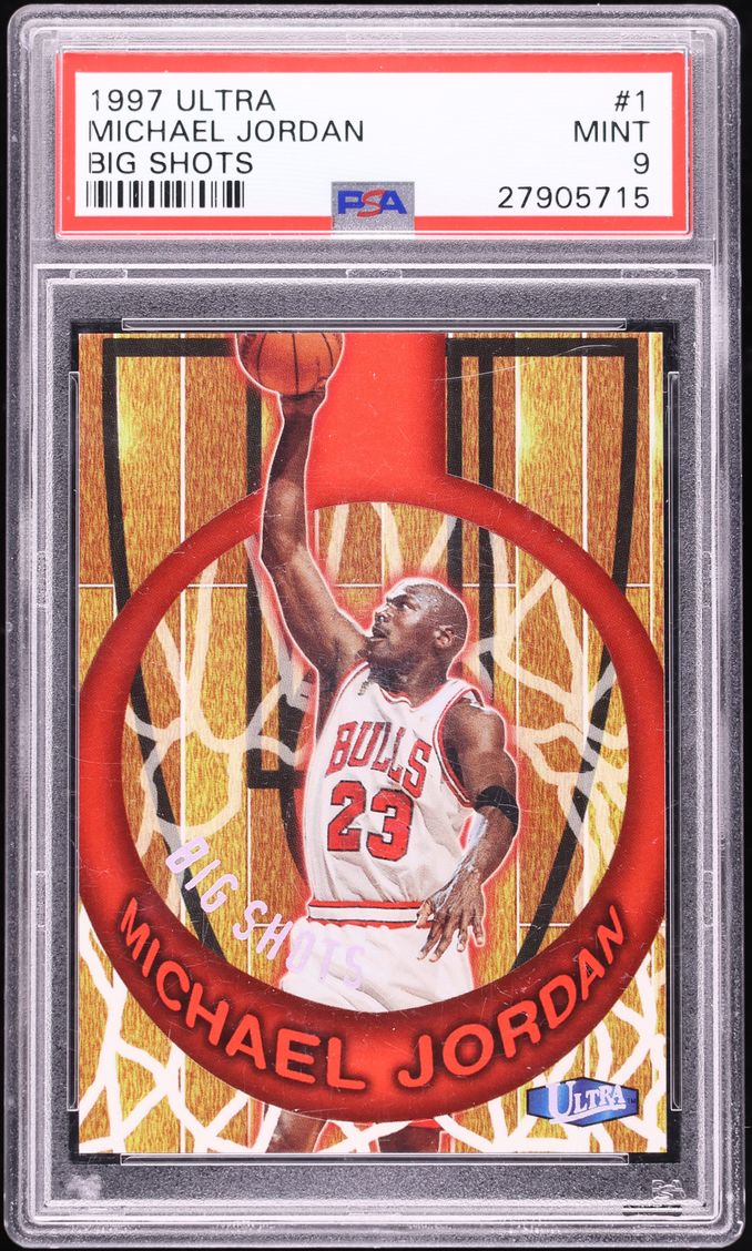 1997 Ultra Big Shots Michael Jordan #1 PSA 9 MINT