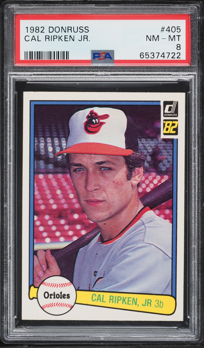1982 Donruss Cal Ripken Jr. ROOKIE #405 PSA 8 NM-MT