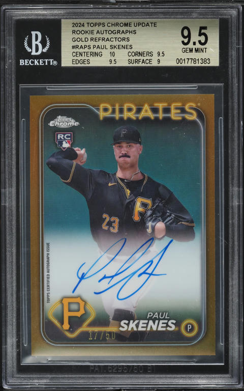 2024 Topps Update 1989 Gold #89AU-HK Heston Kjerstad Auto /50 on