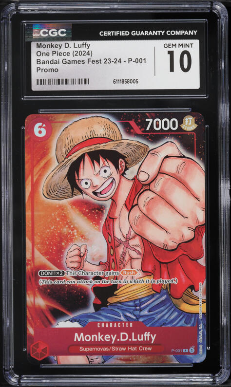 2024 One Piece Japanese Promo SD Purple Alt Art Monkey D. Luffy #P