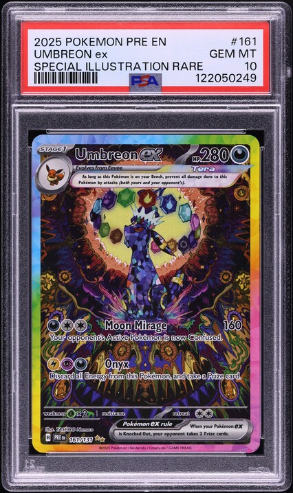 2025 Pokemon Scarlet & Violet Prismatic Evolutions Reverse Holo