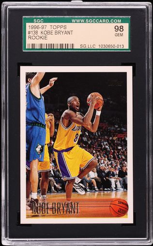 1996 Skybox E-X2000 Kobe Bryant ROOKIE #30 PSA 9 MINT on Fanatics