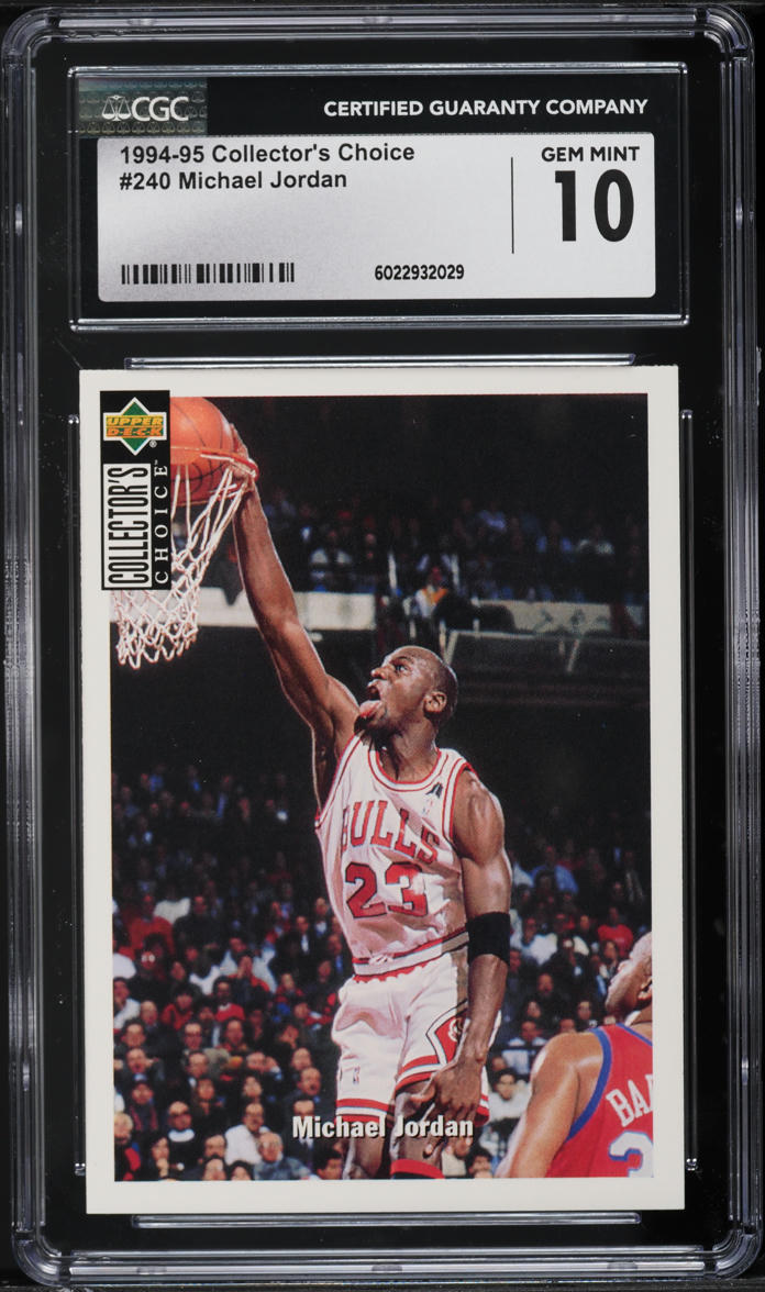 1994 Collector's Choice Michael Jordan #240 CGC 10 GEM MINT