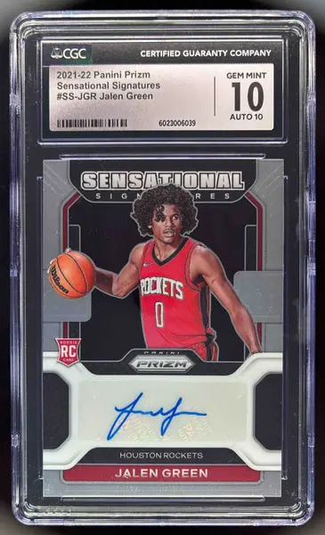 2021 Panini Prizm Orange Wave Jalen Green ROOKIE /60 #306