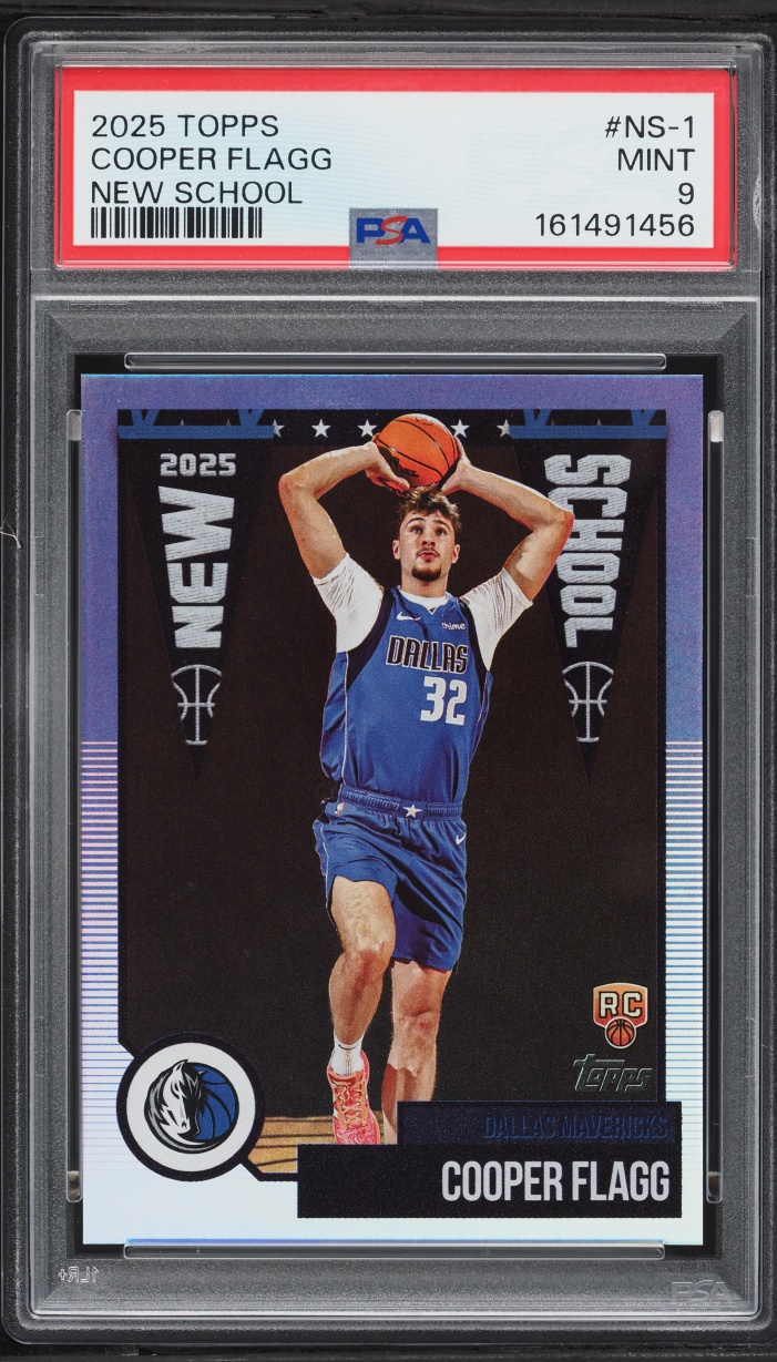2025 Topps New School Cooper Flagg ROOKIE #NS-1 PSA 9 MINT