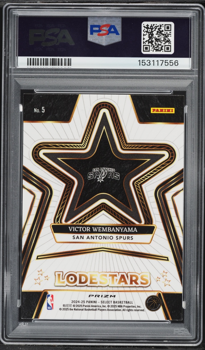 2024 Select Lodestars Silver Prizm Victor Wembanyama #5 PSA 9 MINT