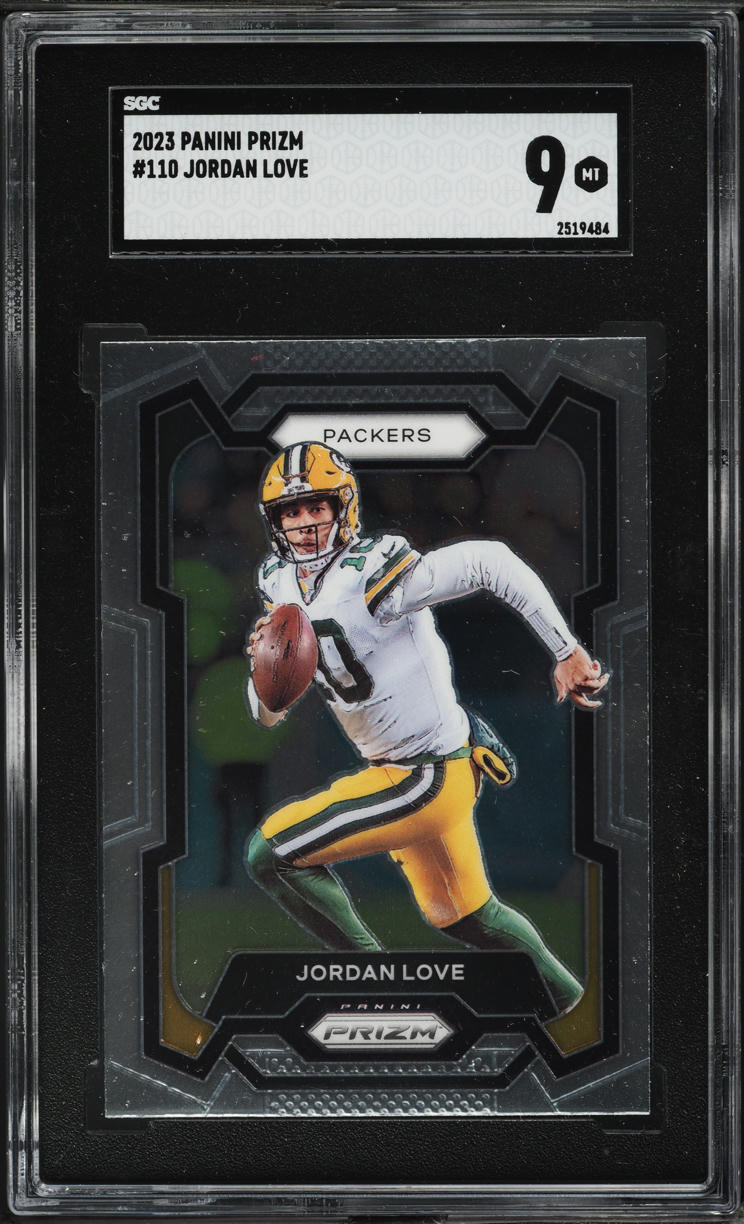 2023 Panini Prizm Jordan Love #110 SGC 9 MINT