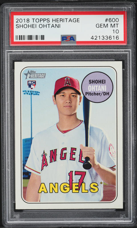 大谷翔平　2019 TOPPS HERITAGE SHOHEI OHTANI 2019 Topps Heritage Shohei Ohtani All Star Rookie Los