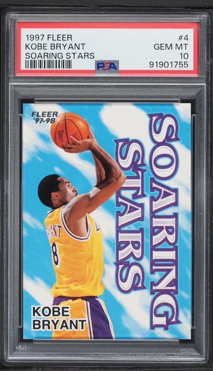 1997 Fleer Soaring Stars Kobe Bryant #4 PSA 10 GEM MINT