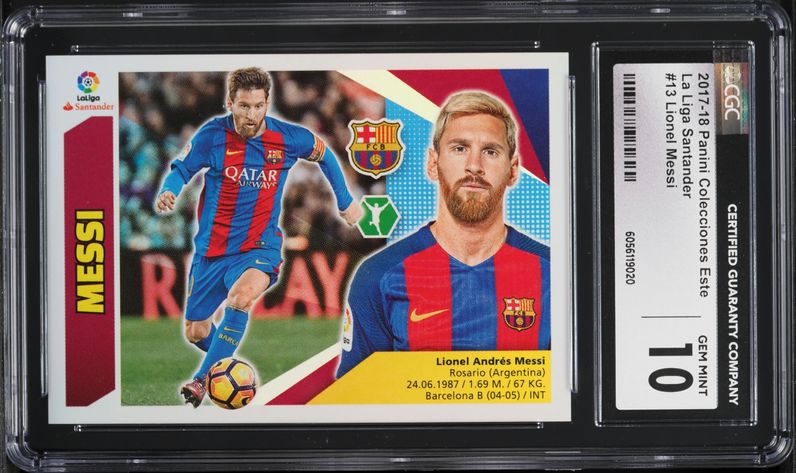 2017 Panini Nobility Gold Lionel Messi /10 #99 PSA 10 GEM MINT on