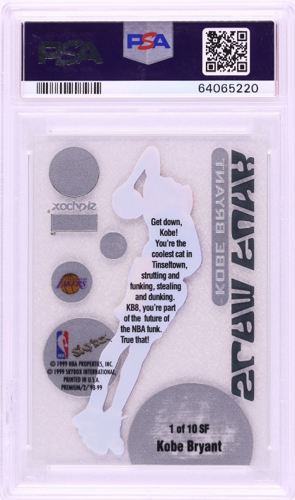 1998 Skybox Premium Slam Funk Kobe Bryant #1 PSA 10 GEM MINT