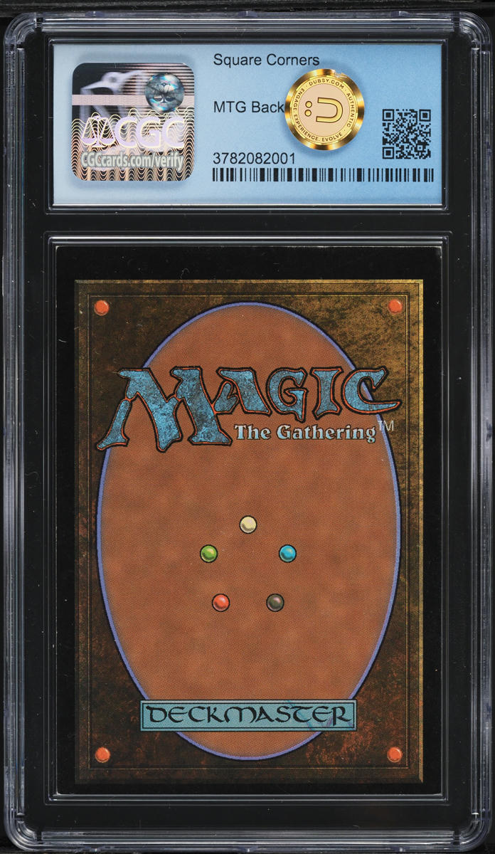 1999 Pokemon German Base Set MTG Back Error Growlithe #28 CGC 8 NM-MT