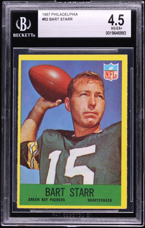 1967 Philadelphia Bart Starr #82 BGS 4.5 VGEX+
