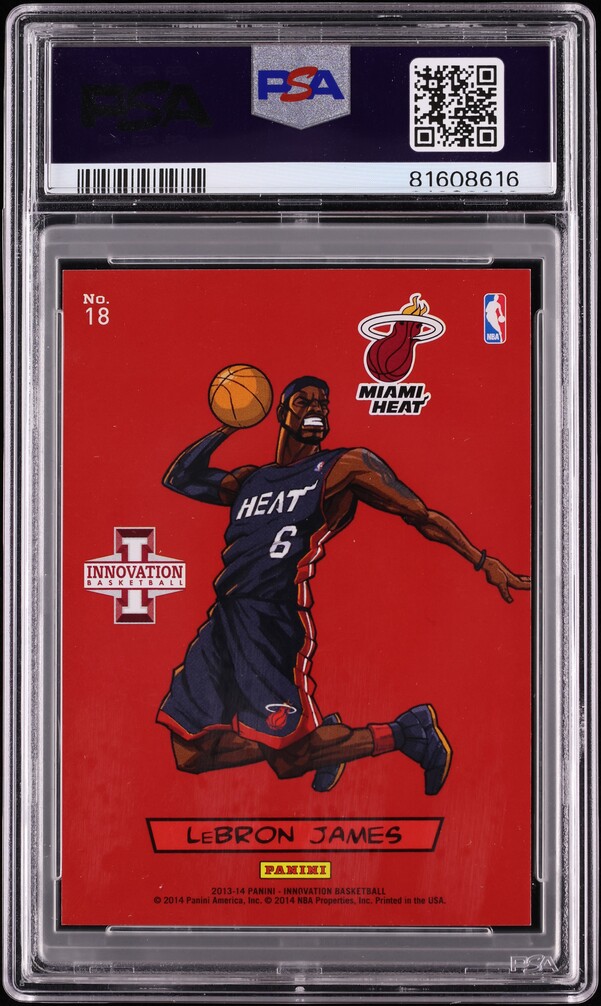 2013 Panini Innovation Kaboom! LeBron James #18 PSA 10 GEM MINT