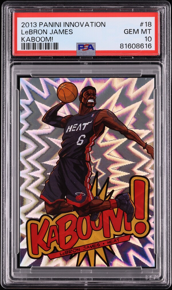 2013 Panini Innovation Kaboom! LeBron James #18 PSA 10 GEM MINT