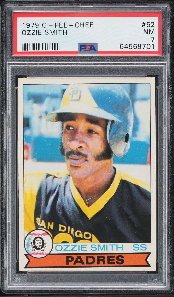 1979 O-Pee-Chee Ozzie Smith ROOKIE #52 PSA 7 NRMT