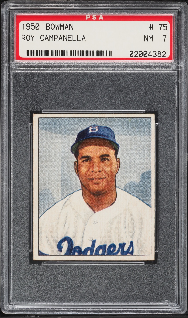 1950 Bowman Roy Campanella #75 PSA 7 NRMT