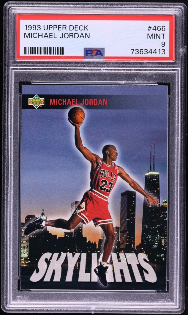 1993 Upper Deck Skylights Michael Jordan #466 PSA 9 MINT