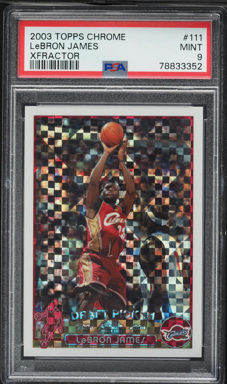 2003 Topps Contemporary Collection Red LeBron James ROOKIE /225 #1