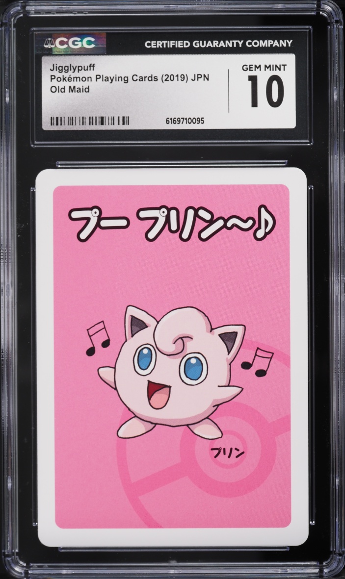 2019 Pokemon Japanese Playing Cards Old Maid Jigglypuff CGC 10 GEM MINT