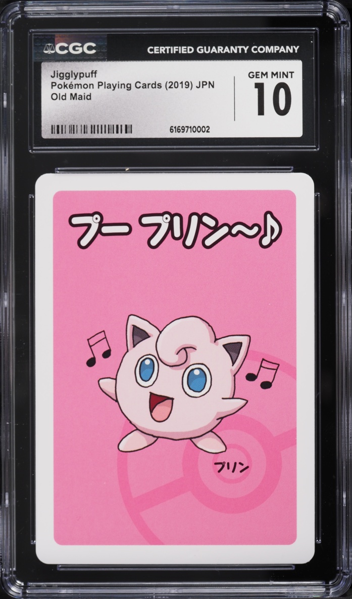 2019 Pokemon Japanese Playing Cards Old Maid Jigglypuff CGC 10 GEM MINT