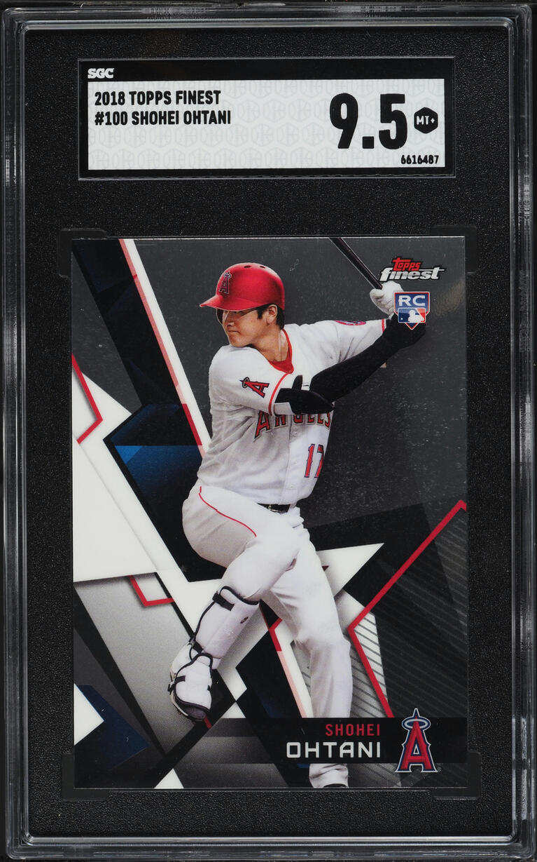 2018 Finest Shohei Ohtani ROOKIE #100 SGC 9.5 MINT+