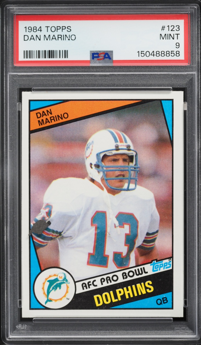 1984 Topps Football Dan Marino ROOKIE #123 PSA 9 MINT