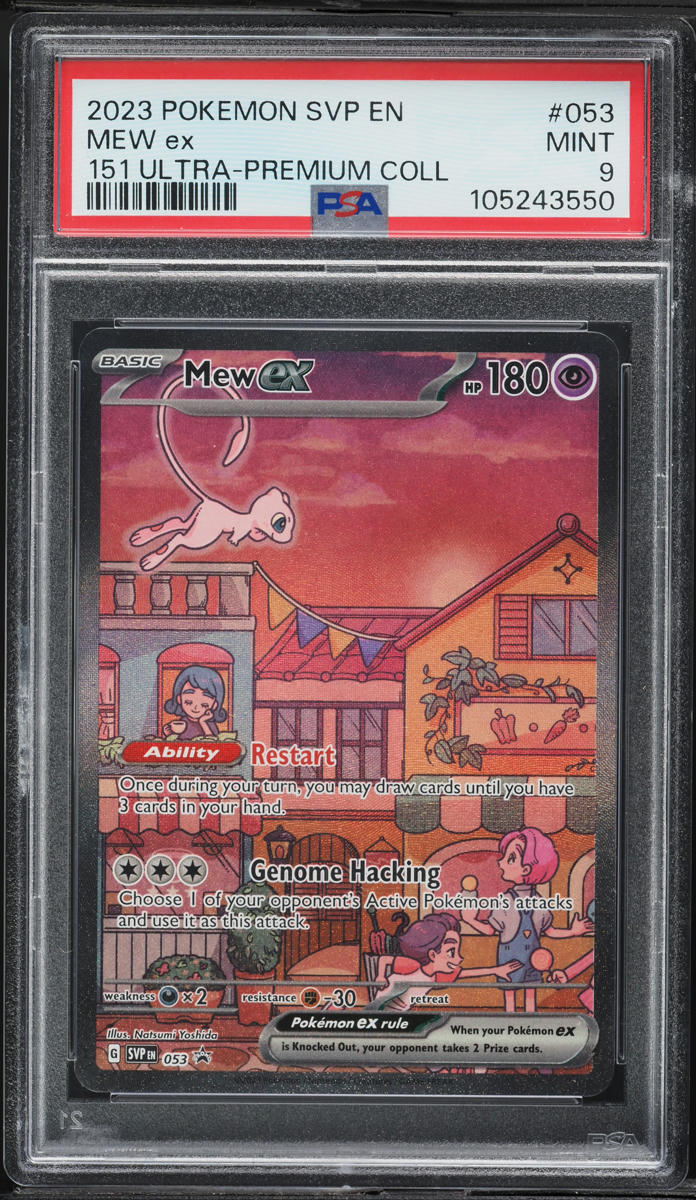 2023 Pokemon Scarlet & Violet Promo 151 Ultra Premium Collection Full Art Mew ex #53 PSA 9 MINT