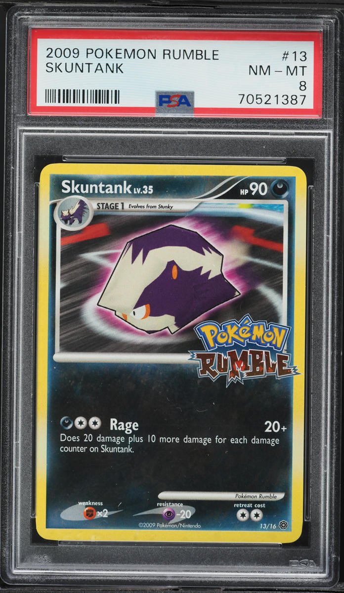 2009 Pokemon Platinum Rumble Skuntank #13 PSA 8 NM-MT