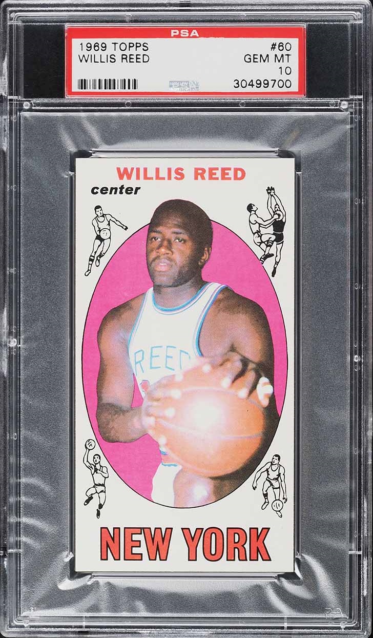 1969 Topps Basketball Willis Reed ROOKIE #60 PSA 10 GEM MINT