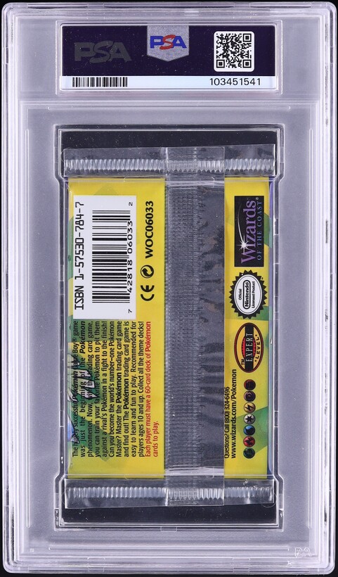 1999 Pokemon Base Set Pack Venusaur Unlimited Thin Font PSA 10 GEM MINT