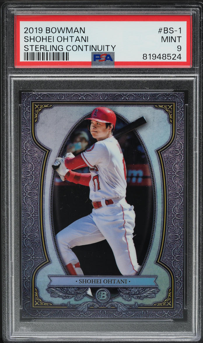 2019 Bowman Sterling Continuity Shohei Ohtani #BS-1 PSA 9