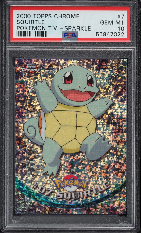 レア 2000 Topps Chrome ピカチュウ クリア インサート Pikachu Topps Chrome cgc 9 MINT ERROR MISALIGNED TEXTURE