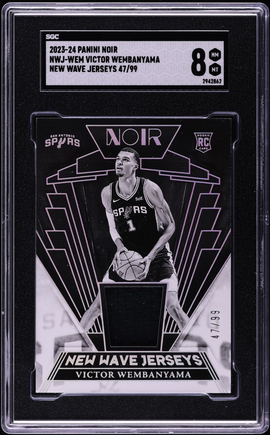 2023 National Treasures Victor Wembanyama ROOKIE LOGOMAN