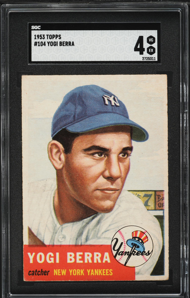1953 Topps Yogi Berra #104 SGC 4 VGEX