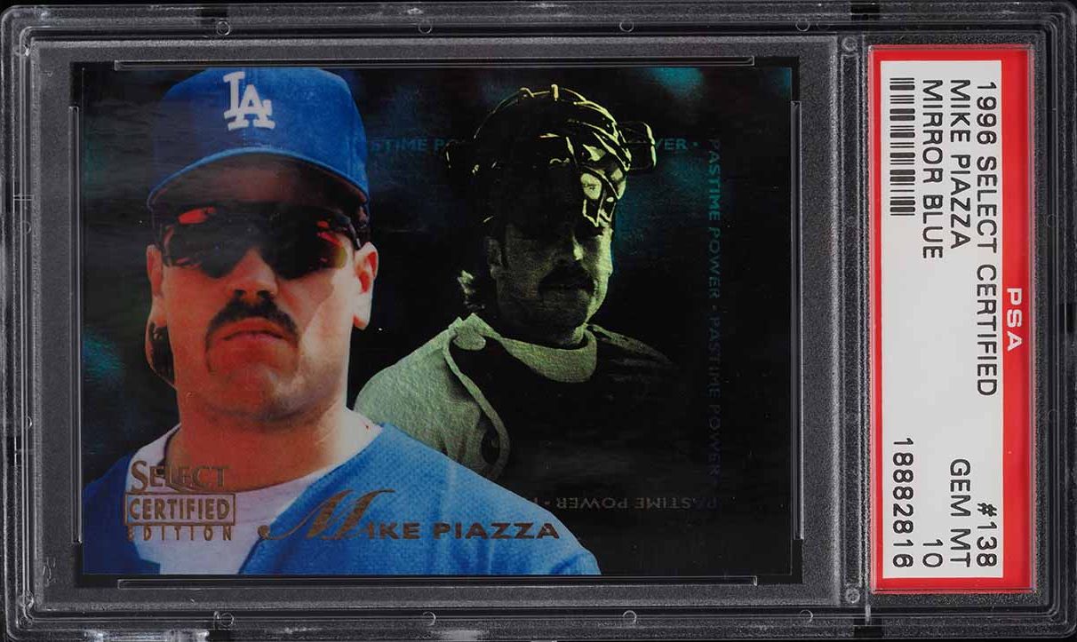 1999 Finest Gold Refractor Mike Piazza /100 #114 PSA 10 GEM MINT