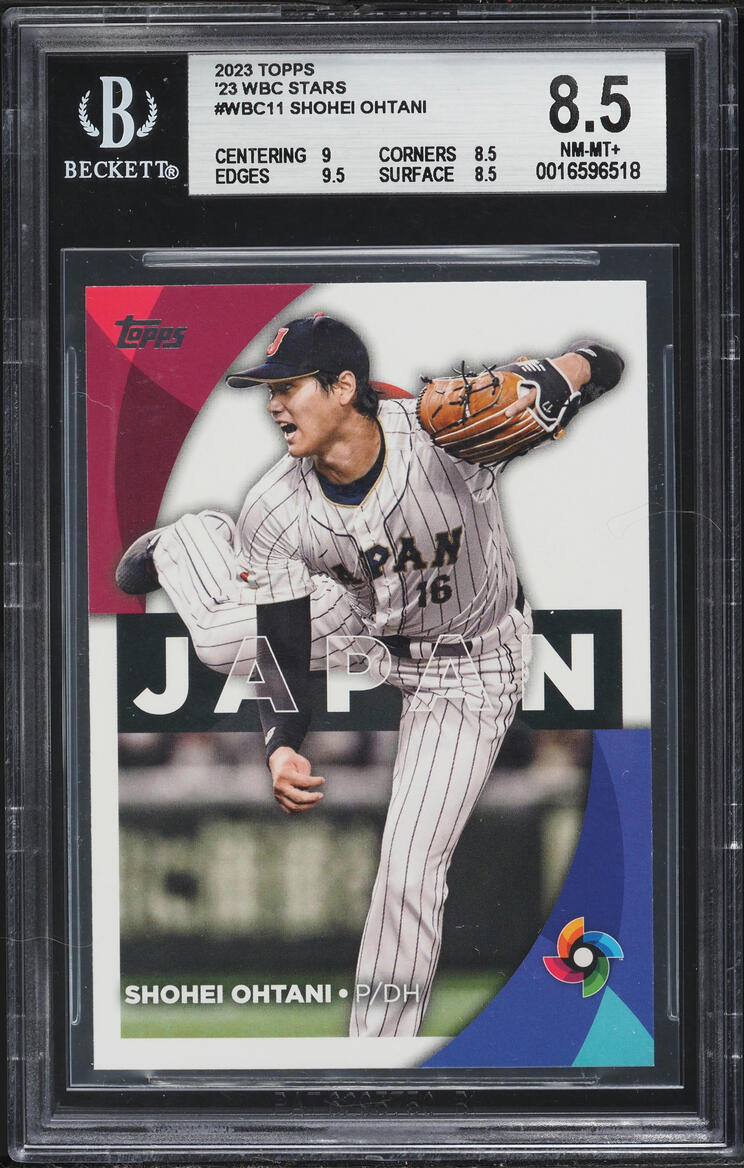 2023 Topps '23 World Baseball Classic Stars Shohei Ohtani #WBC-11 BGS 8.5 NM-MT+