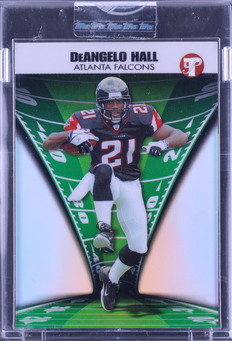 2004 Topps Pristine Refractor DeAngelo Hall /99 #74 CGC AUTH
