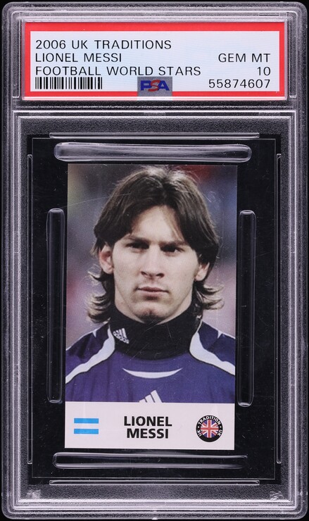 Autocollant Panini Lionel Messi Coupe Du Monde 2006 #185 - Rookie Argentine, état Near Mint