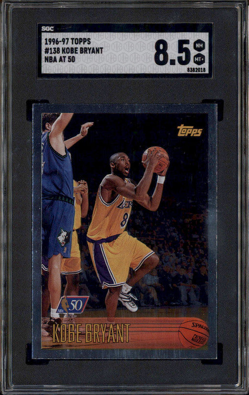 1996-97 Topps Basketball Rookie #138 Kobe Bryant PSA 8 | eBay