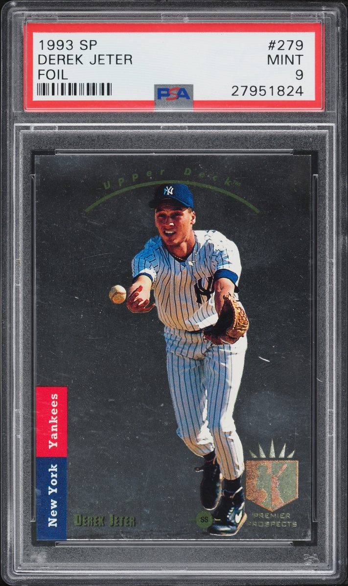 1993 SP Foil Derek Jeter ROOKIE #279 PSA 9 MINT
