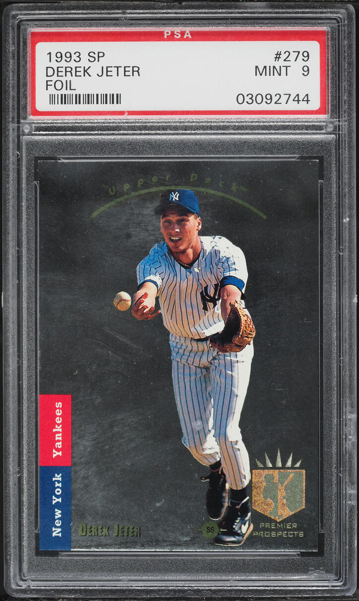1993 SP Foil Derek Jeter ROOKIE #279 PSA 9 MINT