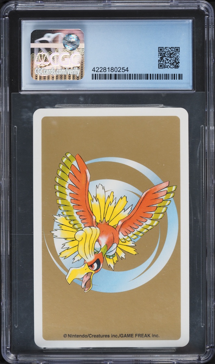 1999 Pokemon Japanese Gold Poker Set Nintendo Playing Cards Espeon CGC 10 PERFECT