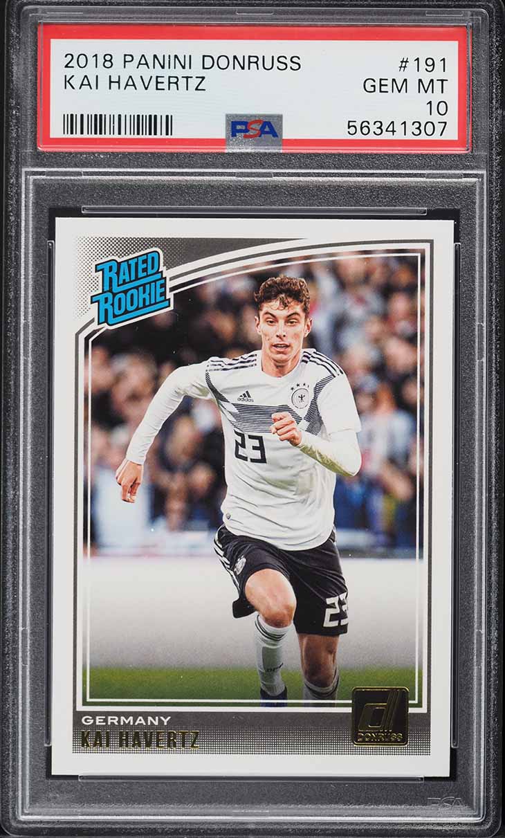 2018 Donruss Soccer Kai Havertz ROOKIE #191 PSA 10 GEM MINT