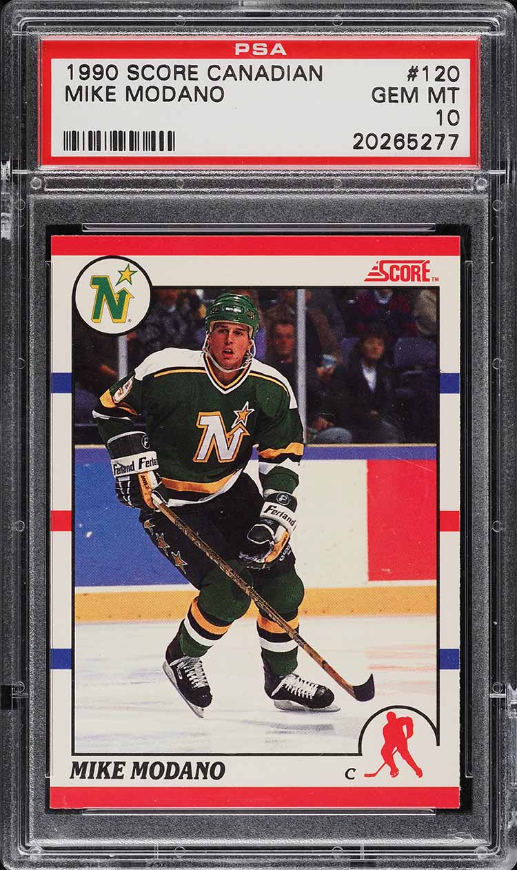1990 Score Canadian Mike Modano ROOKIE #120 PSA 10 GEM MINT
