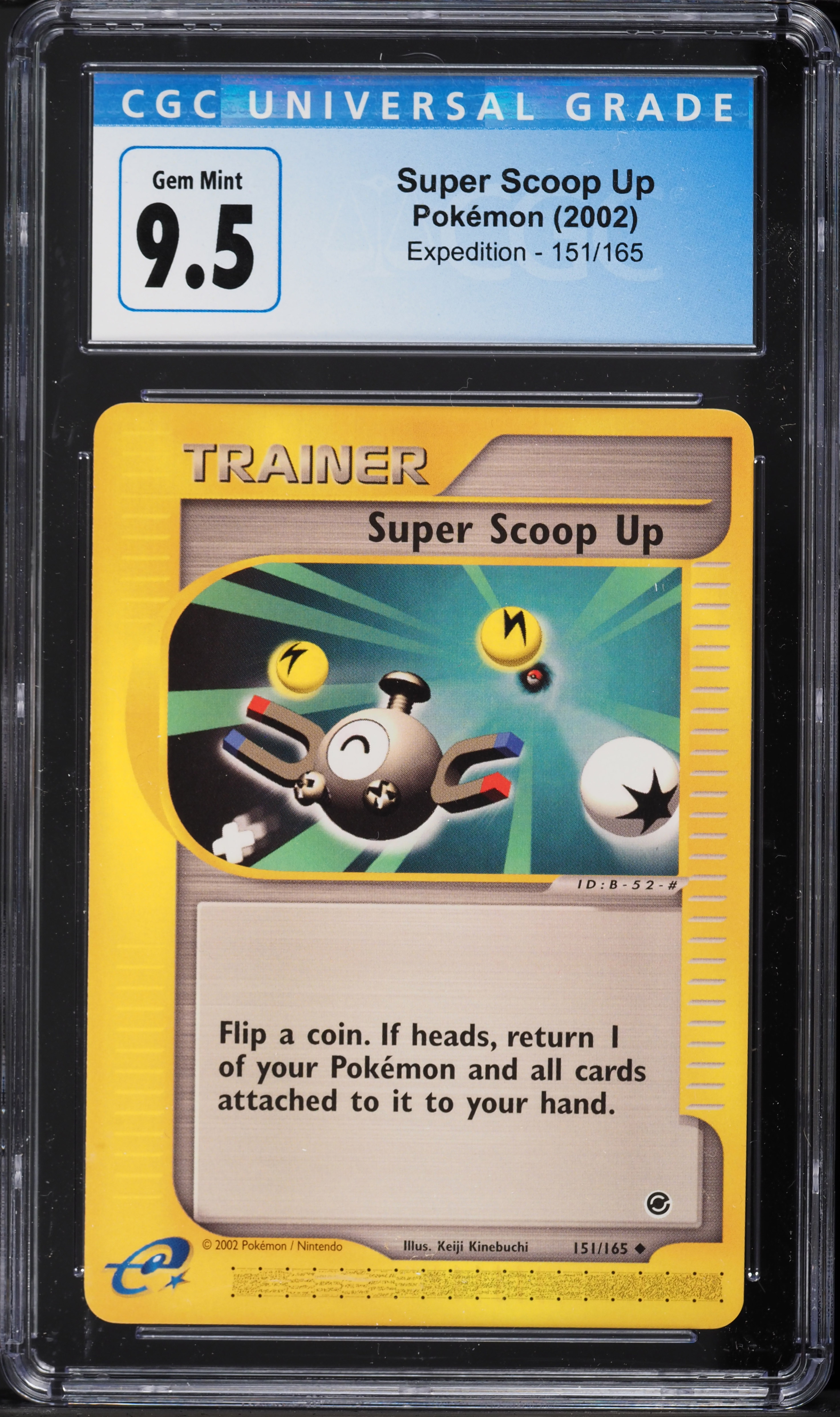 2002 Pokemon Expedition Super Scoop Up #151 CGC 9.5 GEM MINT